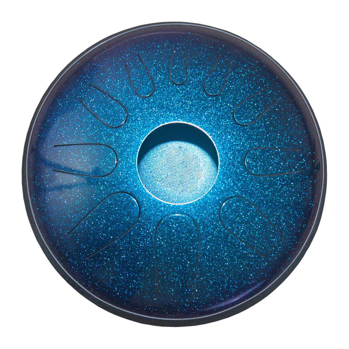 Idiopan Steel Tongue Drum Pan 14" Dominus - Sapphire Blue