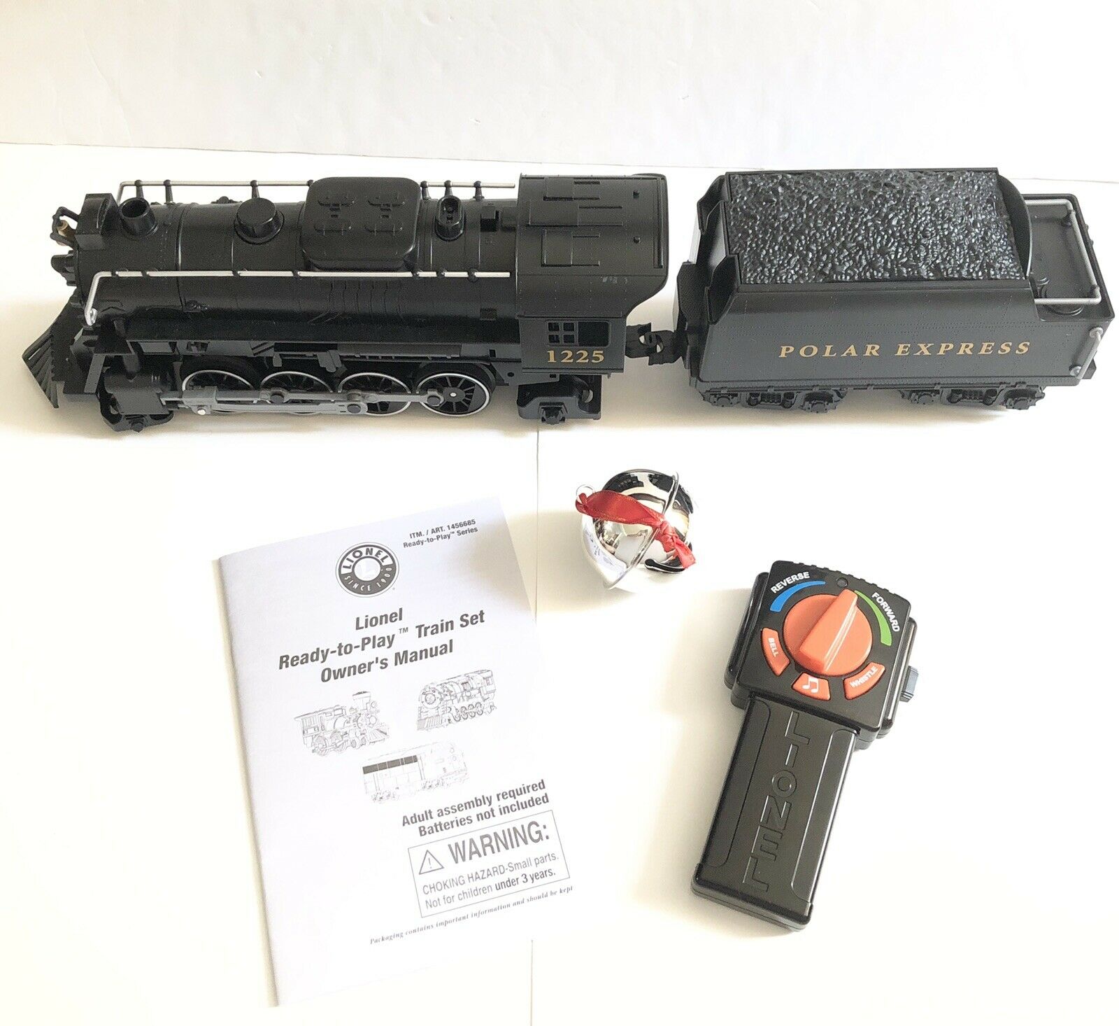 Polar Express Lionel Ready To Play Motorized Engine Tender Remote Bell 7-11824